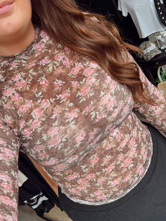 Autumn Sheer Top