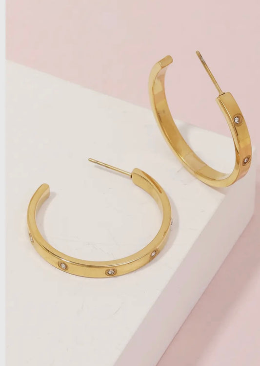 Caitlin Circle Hoops