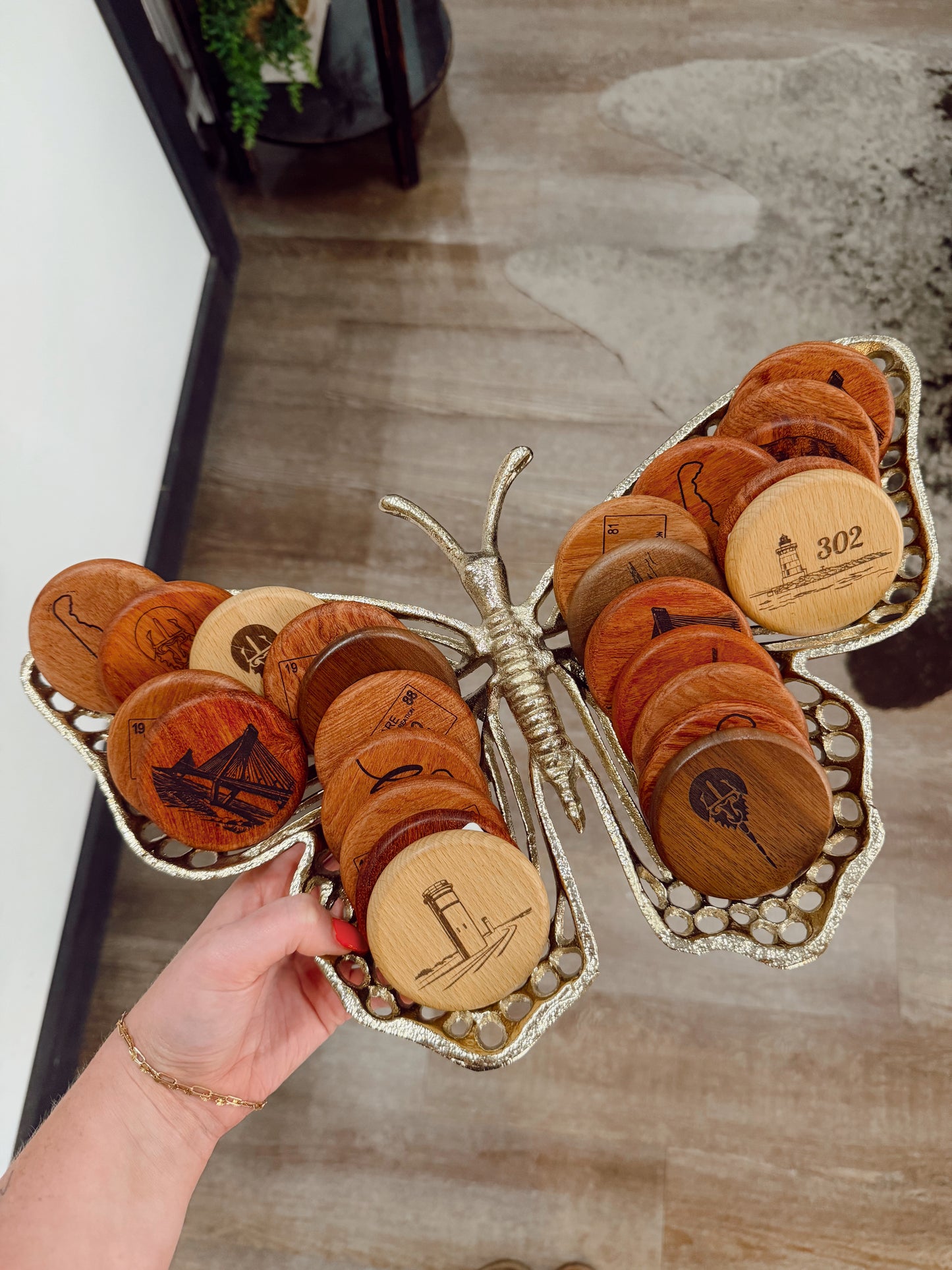 Bottle Opener Wood Magnets