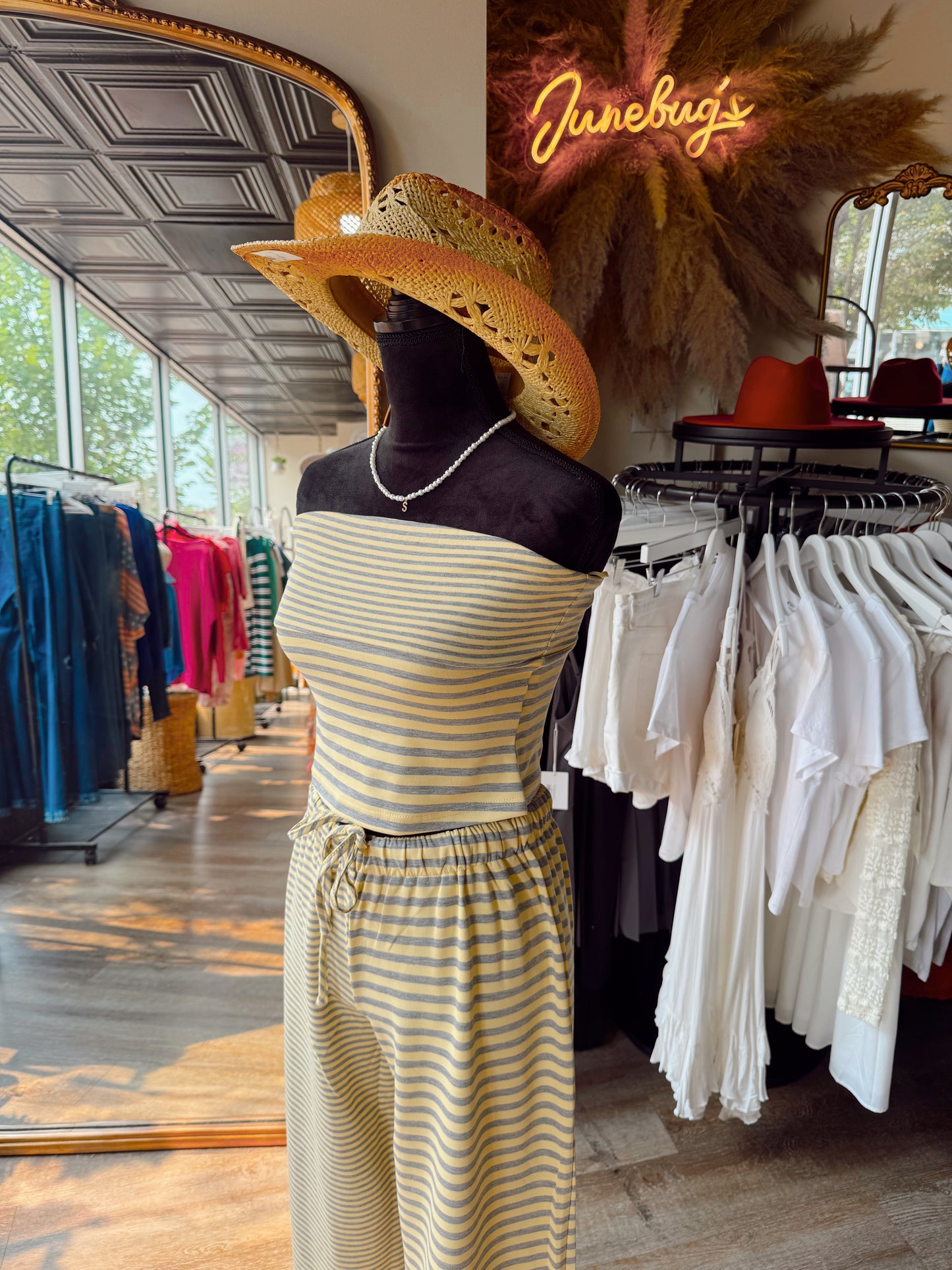 Sunshine Stripe Tube Top