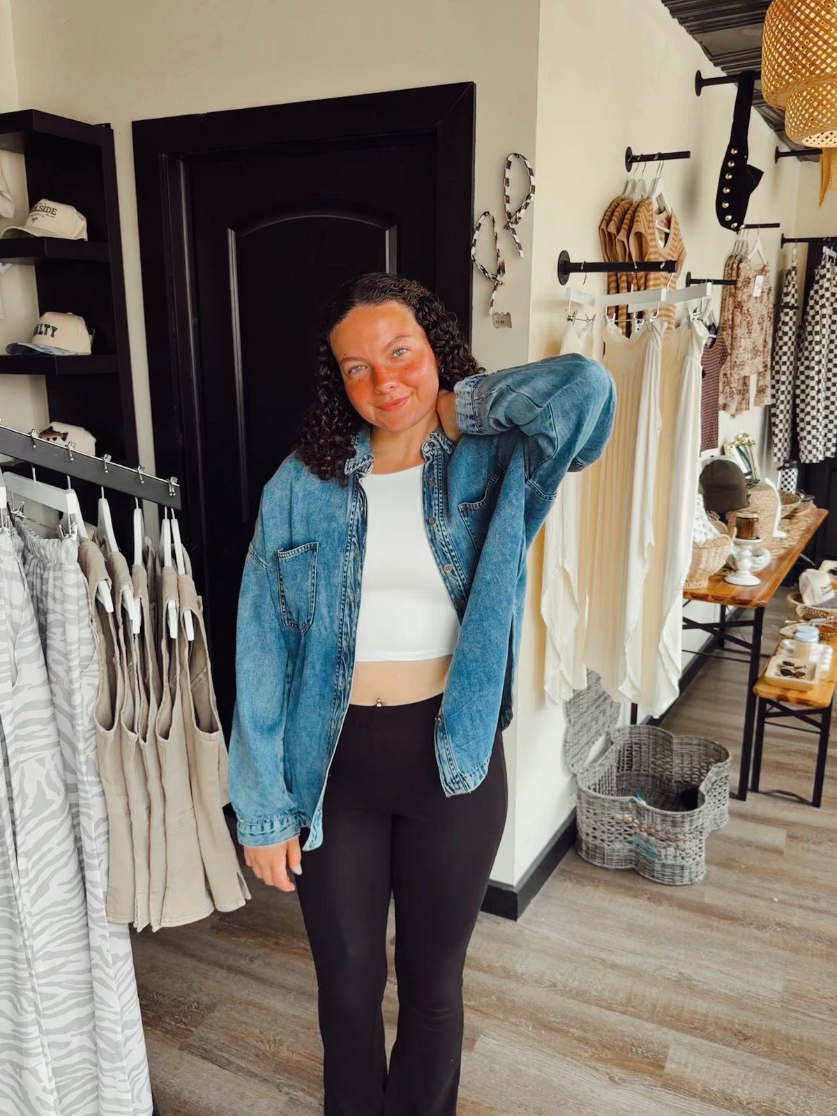 Seasons Change Denim Button Down