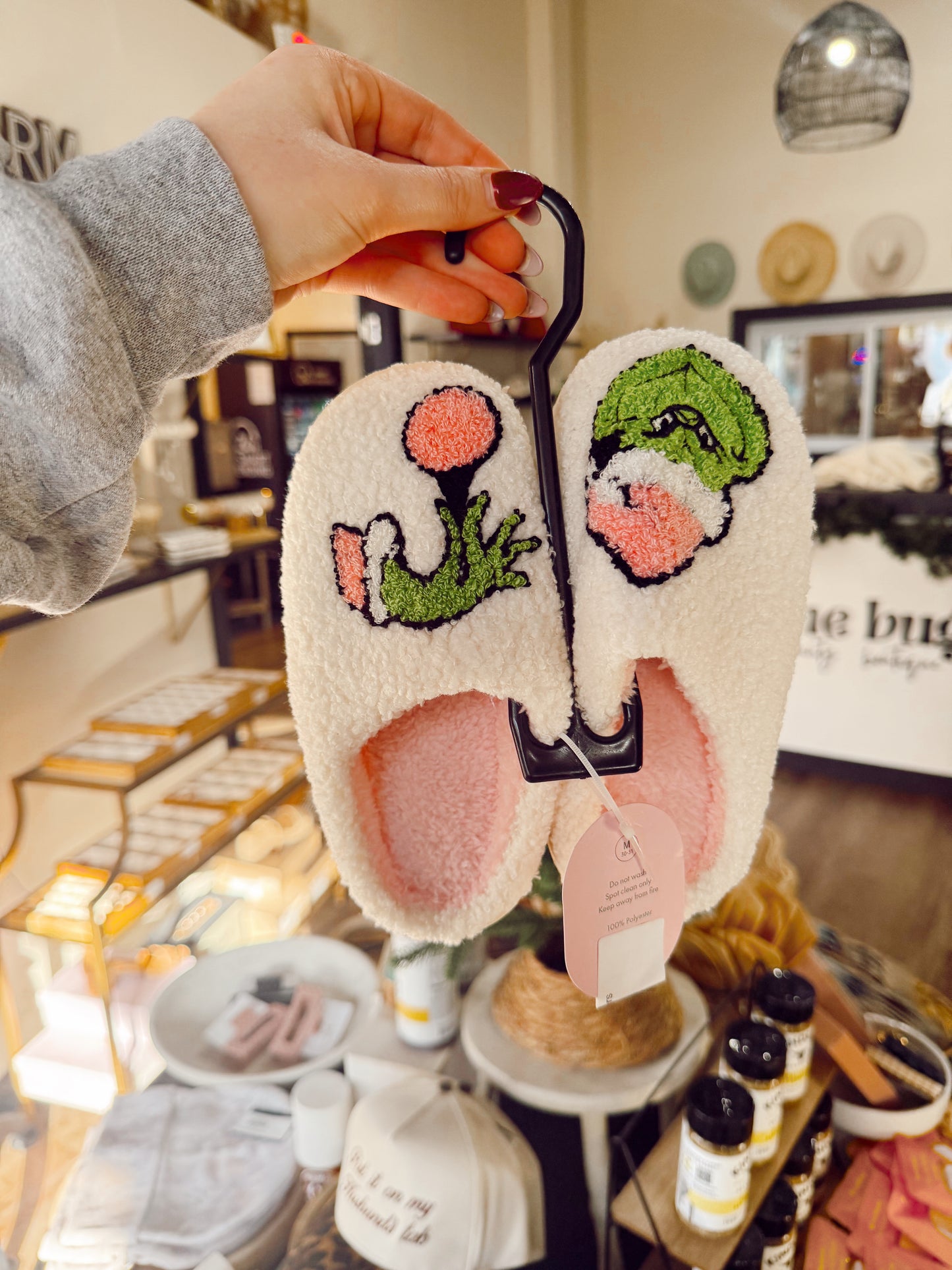 Kids Grinch Slippers