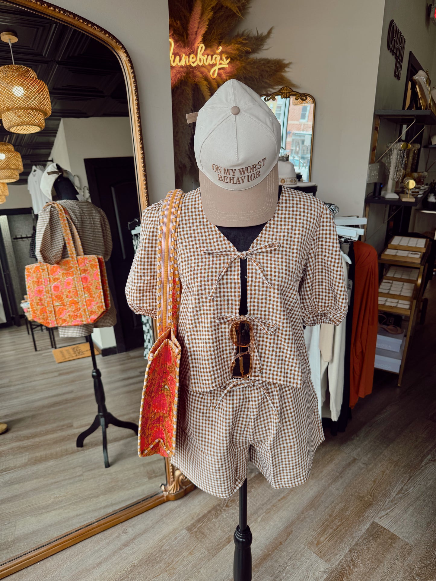Georgia Gingham Top