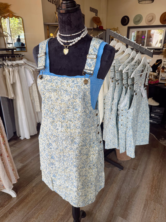 Fay Floral Overall Dress