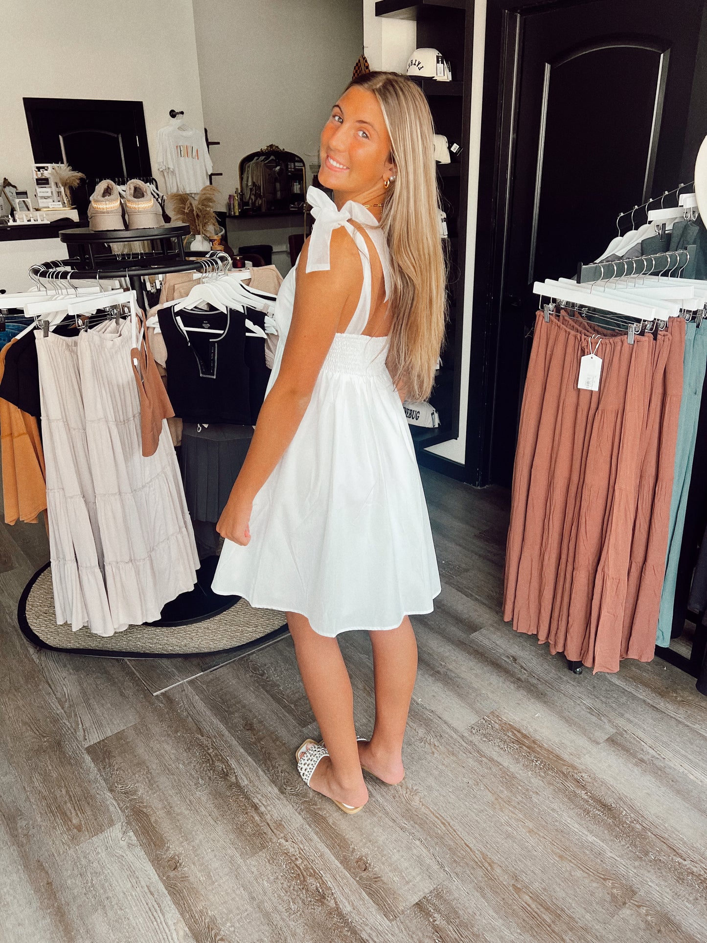 Bow Babydoll Dress