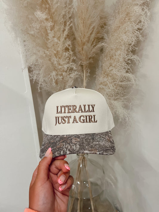 Literally Just A Girl Hat