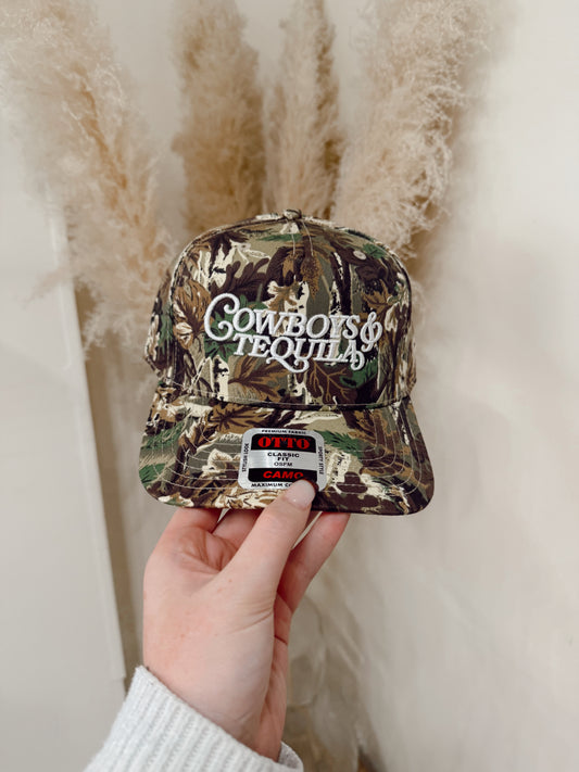 Cowboys and Tequila Camo Hat