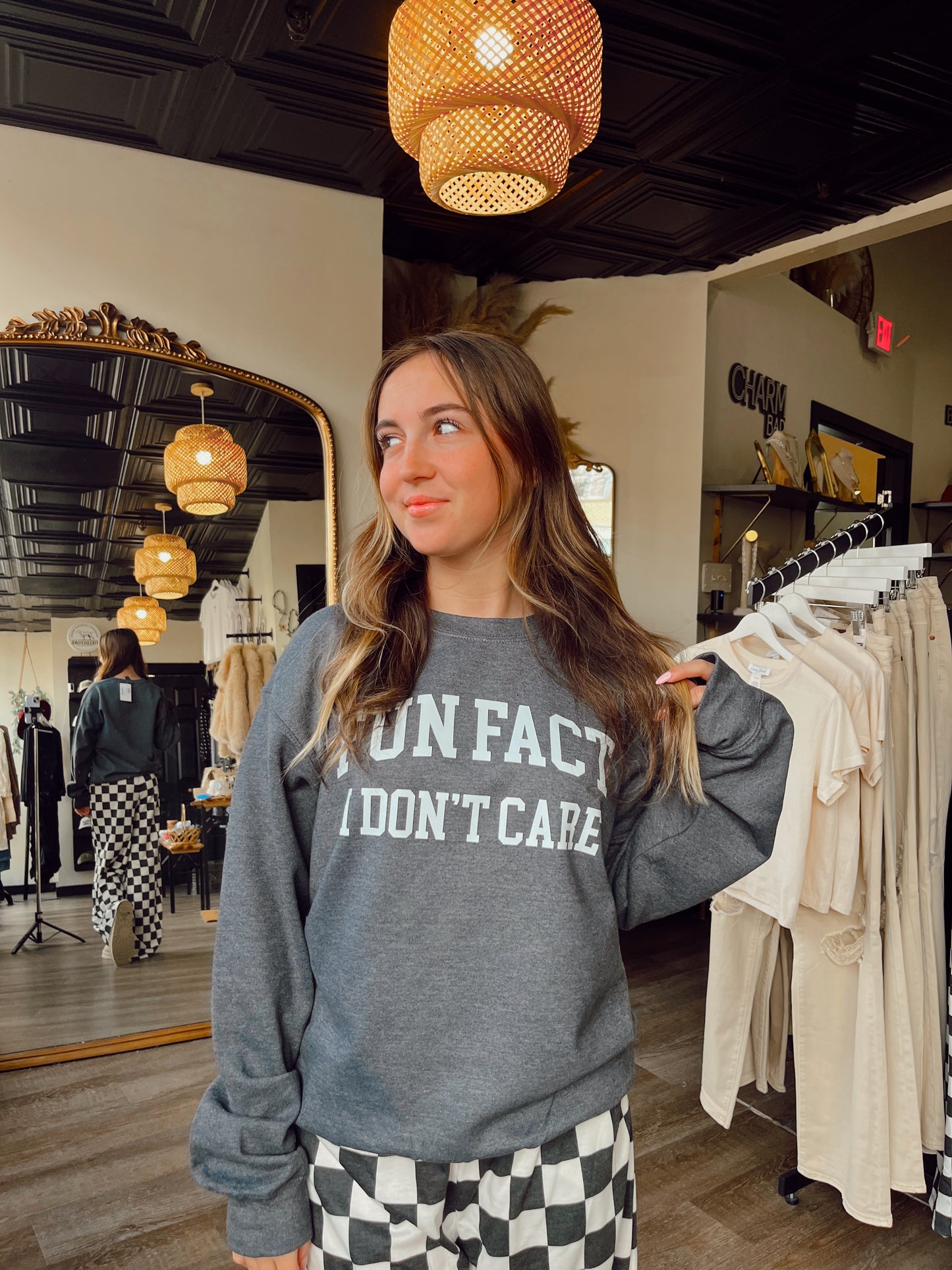 Fun Fact I Don't Care Sweatshirt