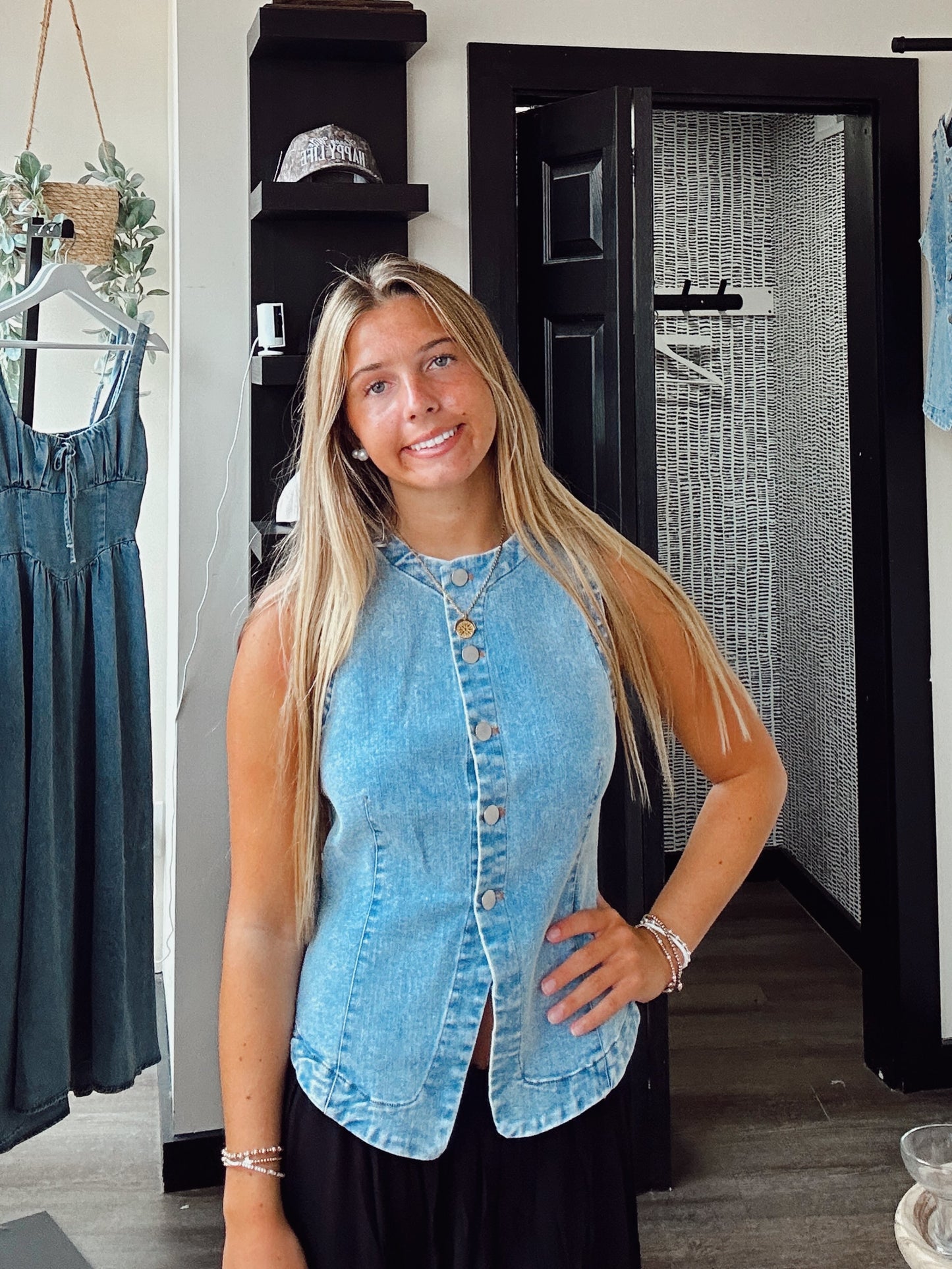 Dawn Denim Vest