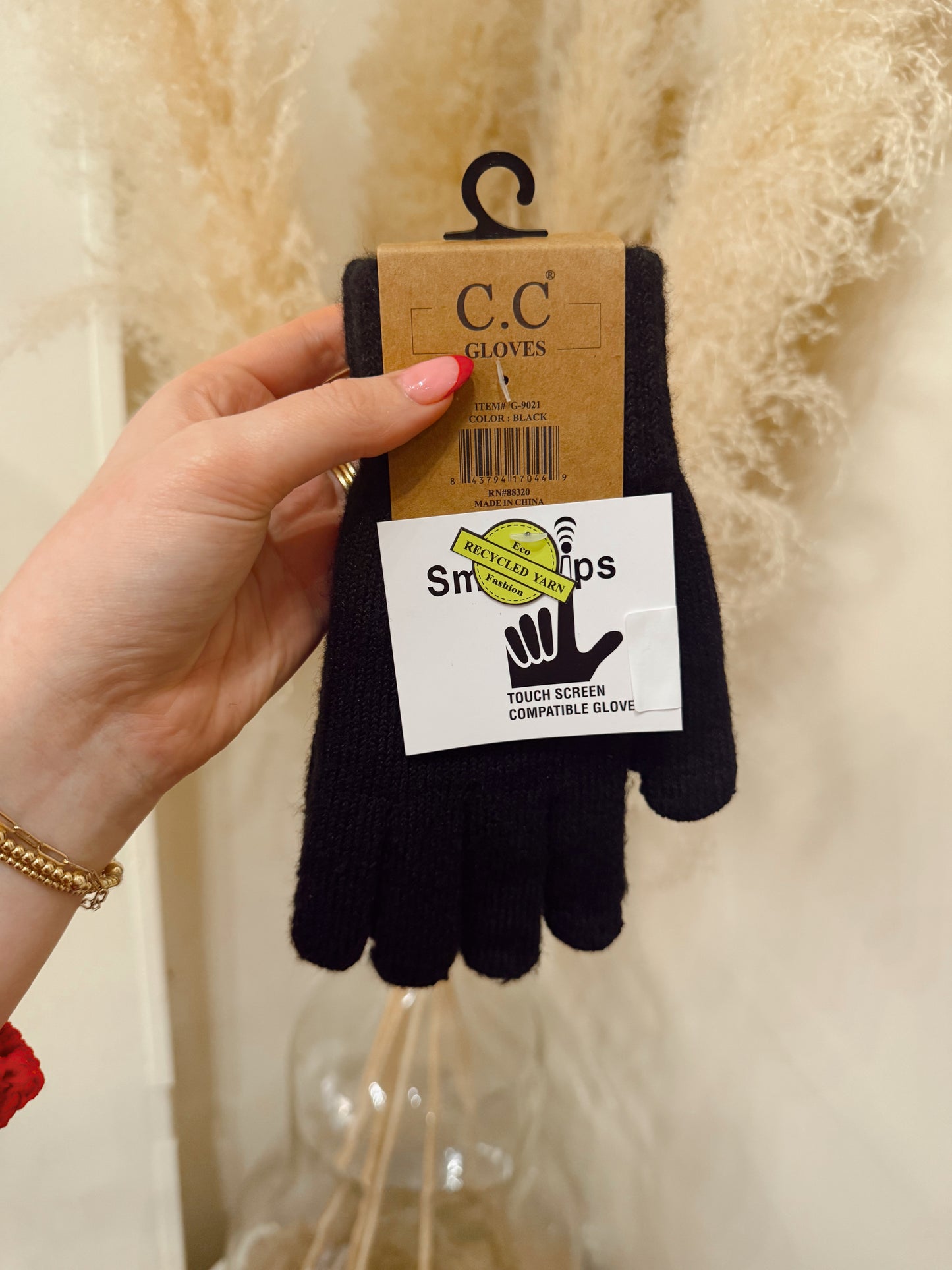 Black Touch Screen Gloves