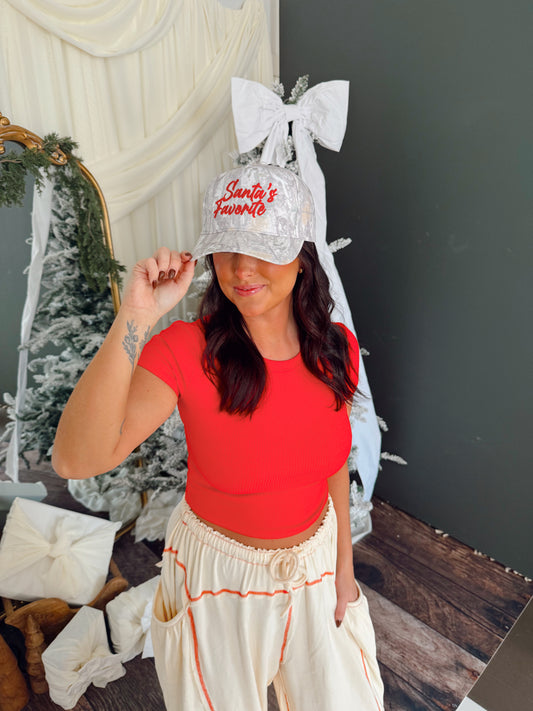 Santa Baby Short Sleeve Top