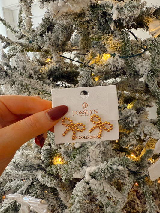 Bow Stud Earrings
