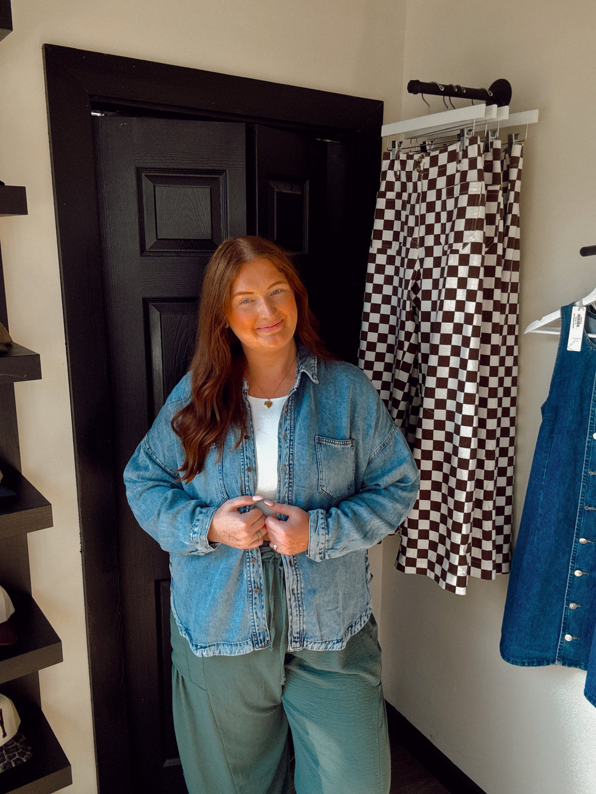 Seasons Change Denim Button Down