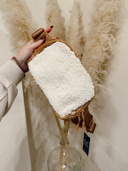 Sherpa Suede Belt Bag