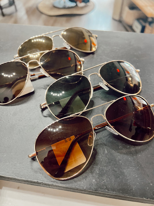 Sunny Gold Aviators