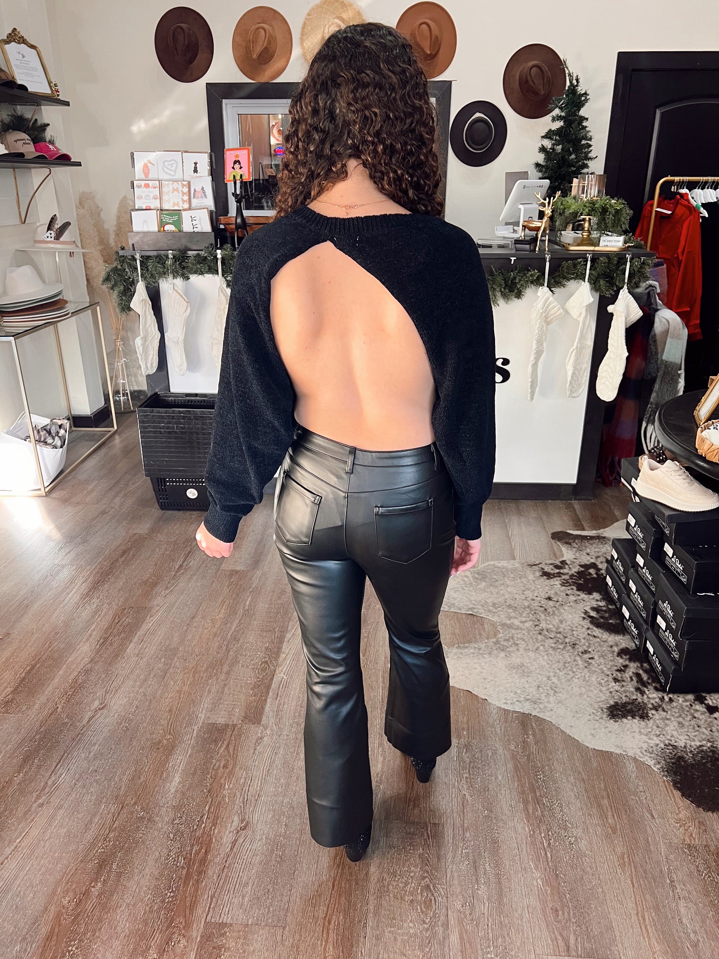 Billie Open Back Sweater