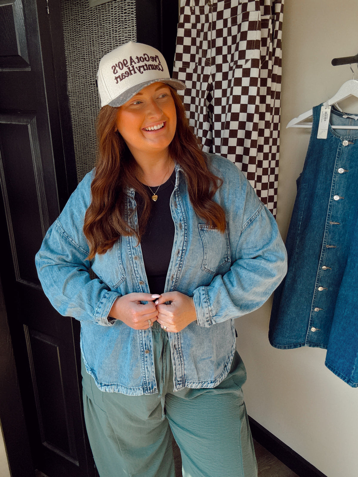 Seasons Change Denim Button Down