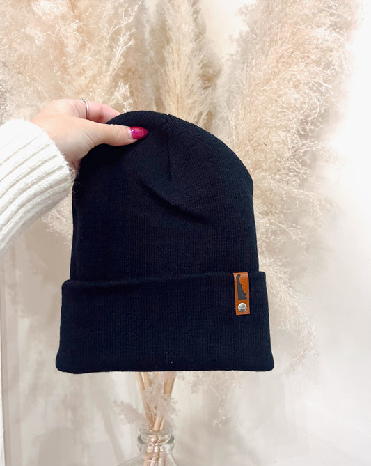 Black Delaware Beanie