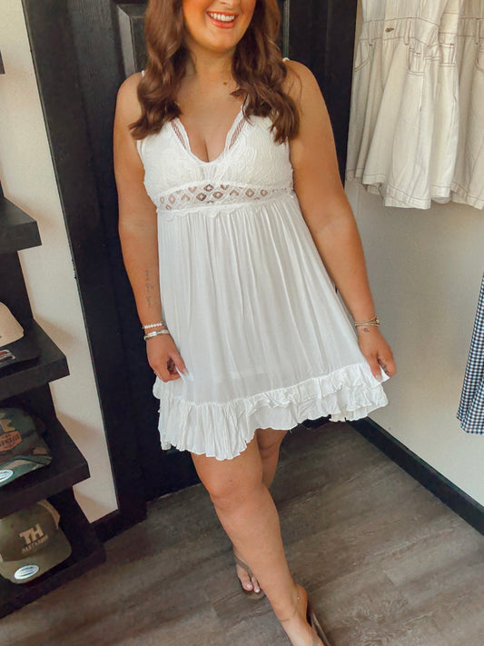 Cora Crochet Lace Dress
