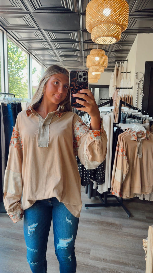 Fall Floral Top
