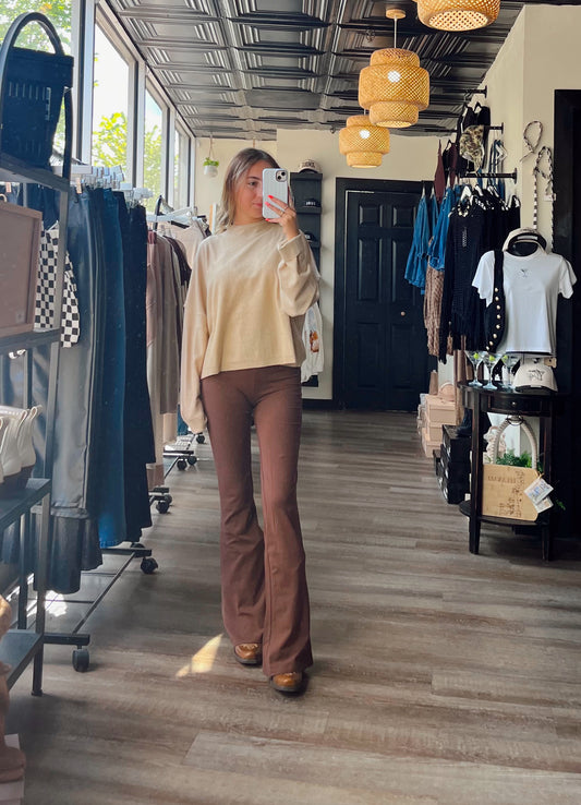 Brownie Batter Yoga Pants