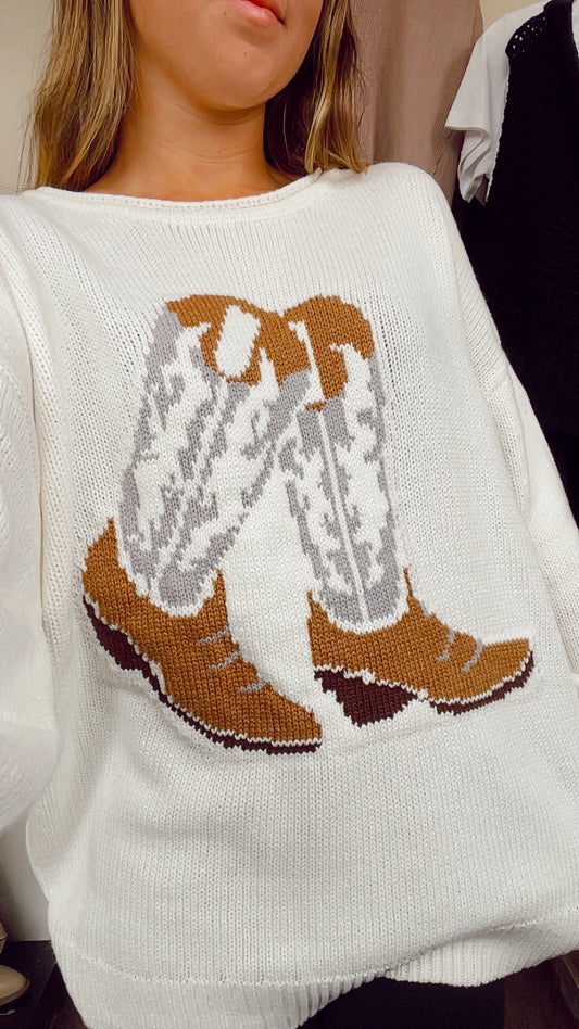 Boot Scootin Sweater