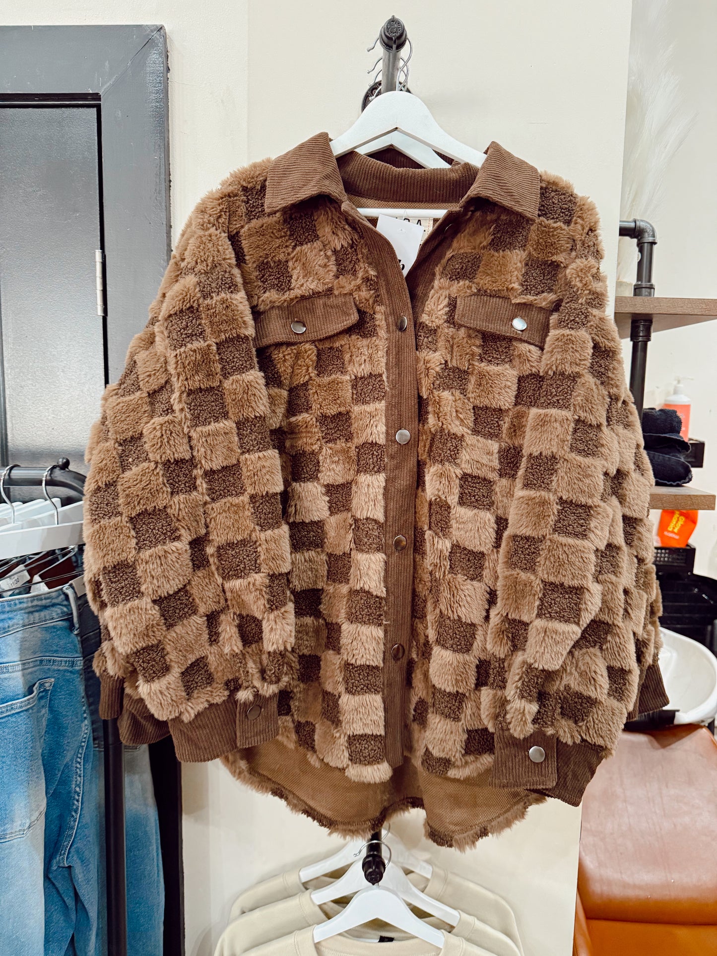 Luxury Shearling Shacket