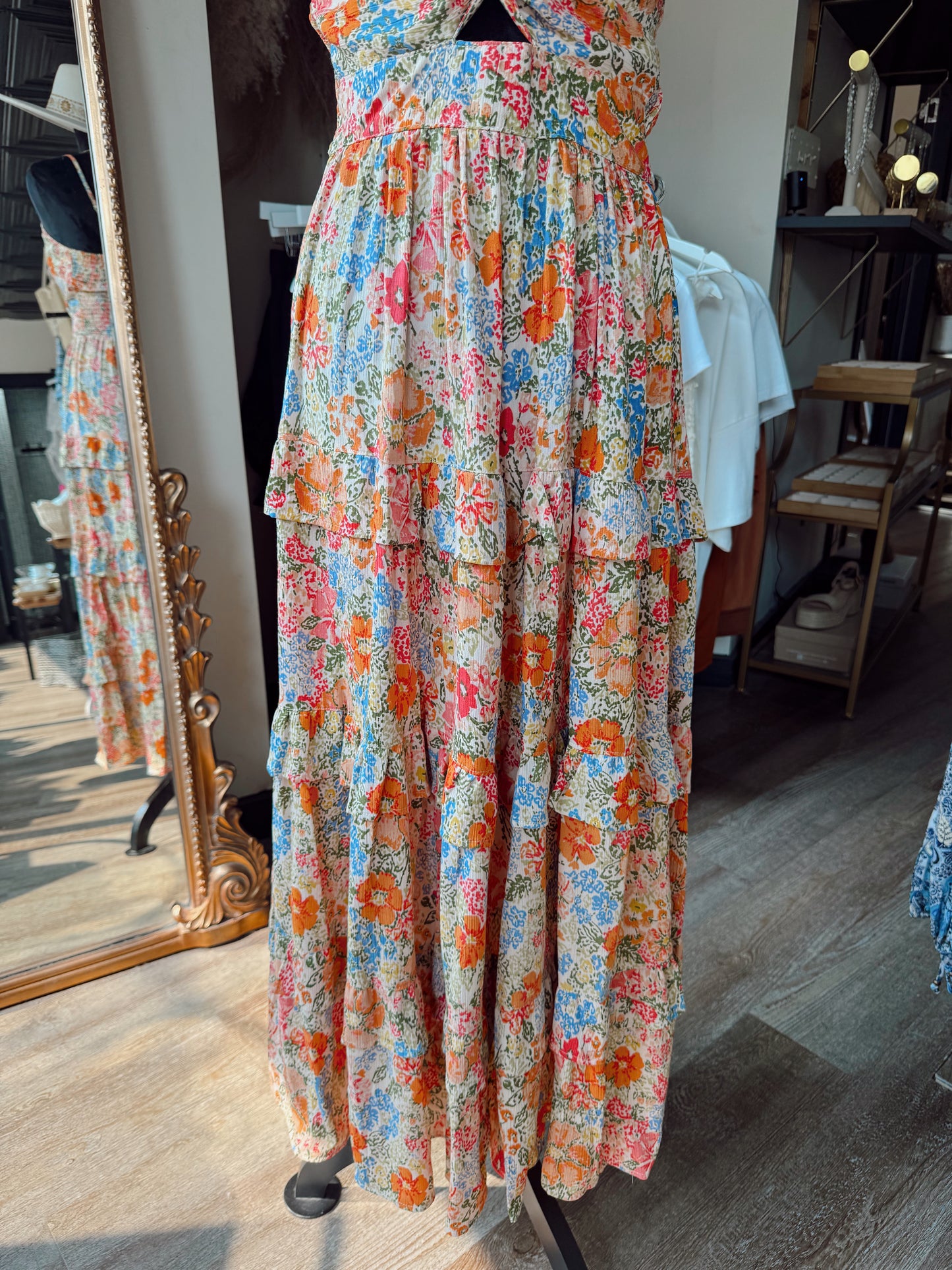 Flower Garden Maxi Dress