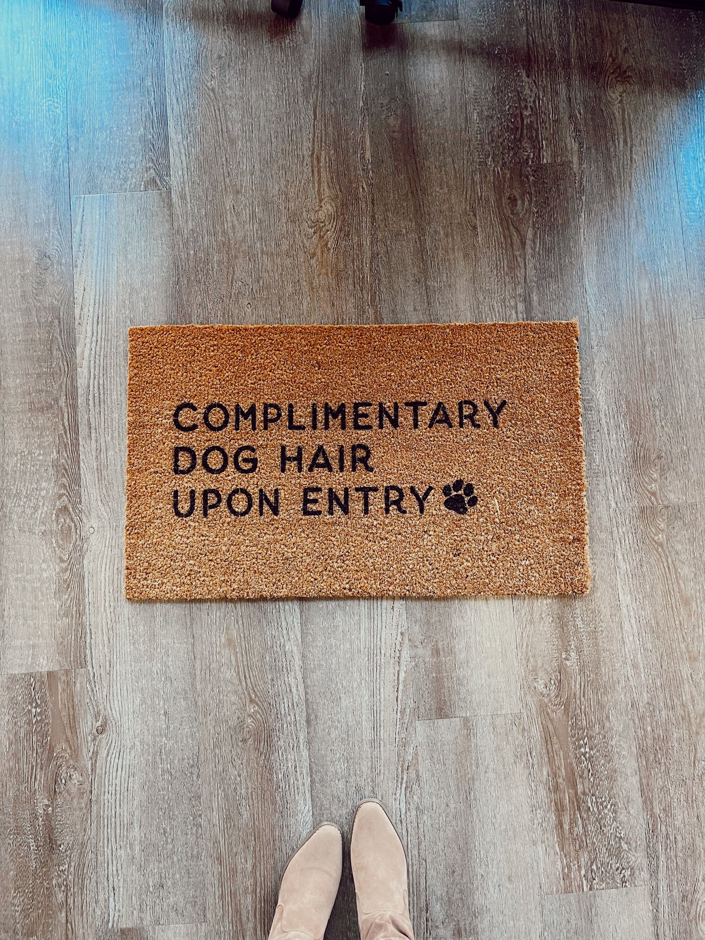 Complimentary Dog Hair Door Mat