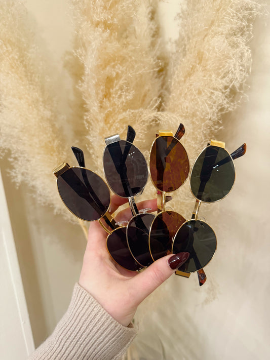 Modern Tinted Round Sunglasses