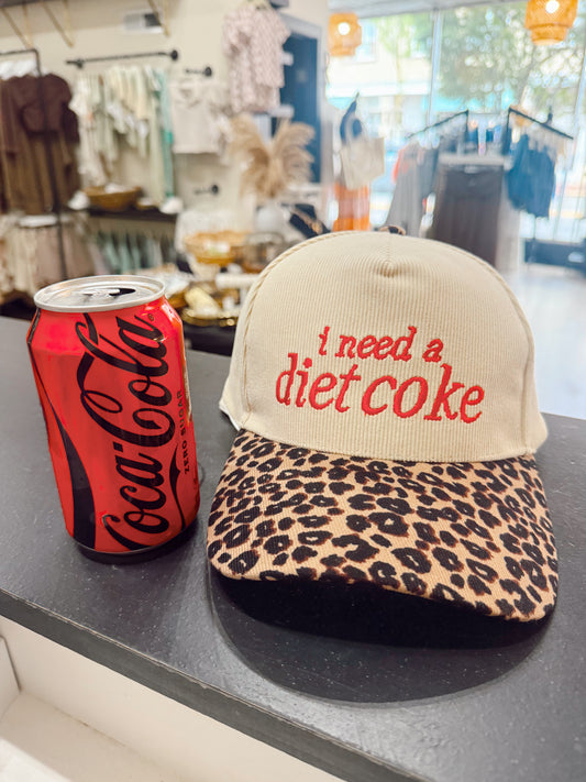 I Need A Diet Coke Hat