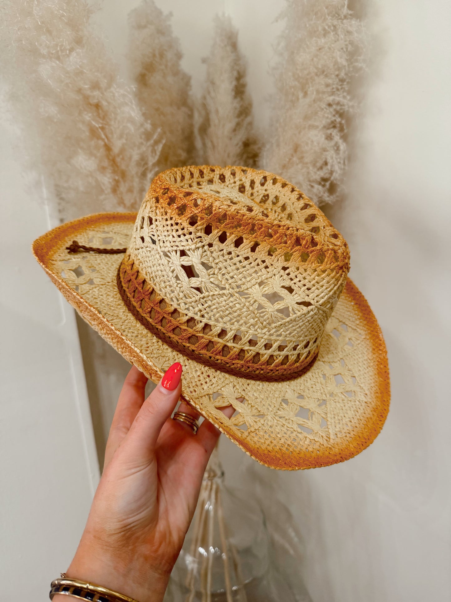 Open Weave Cowboy Hat
