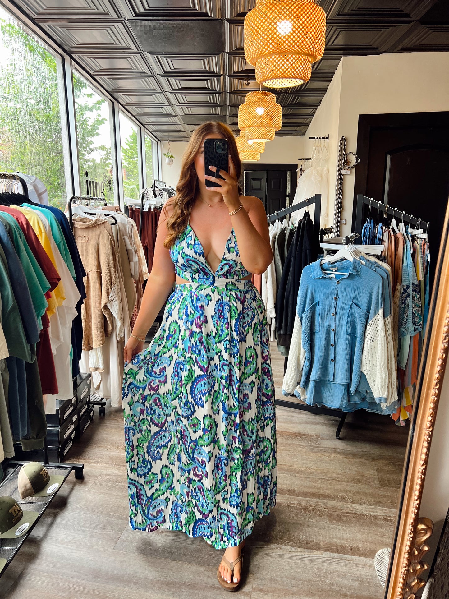 Boho Blue Maxi