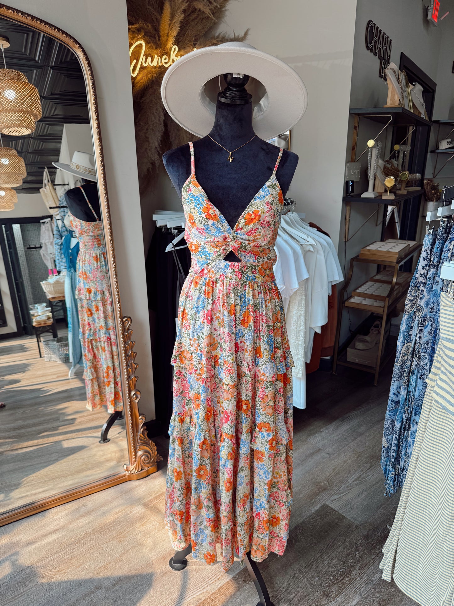 Flower Garden Maxi Dress