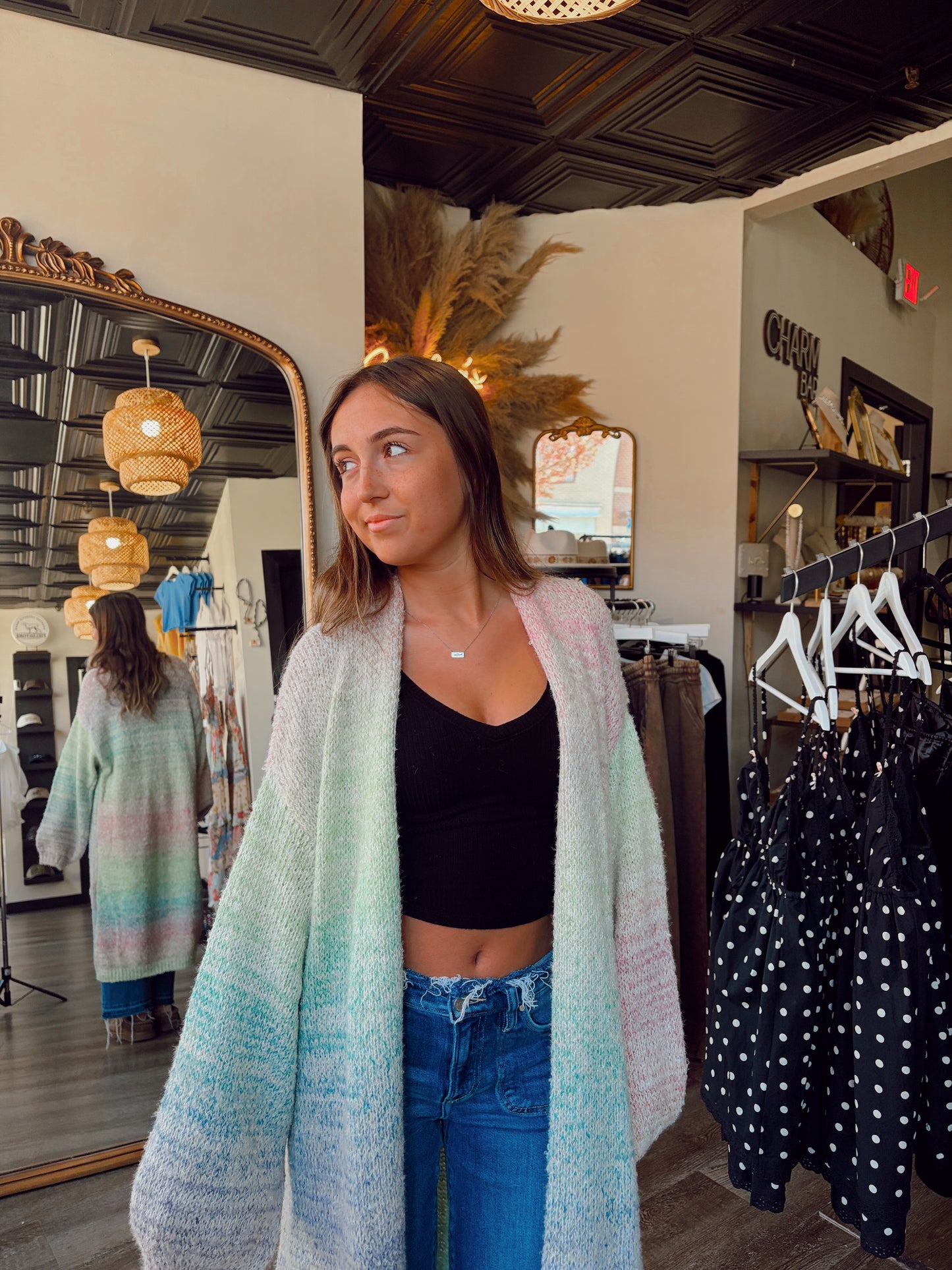 Pastel Rainbow Cardigan