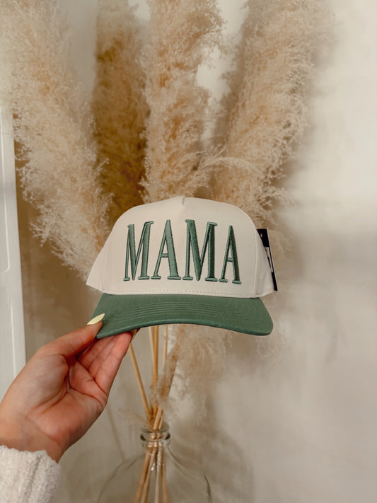 Sage Mama Trucker Hat