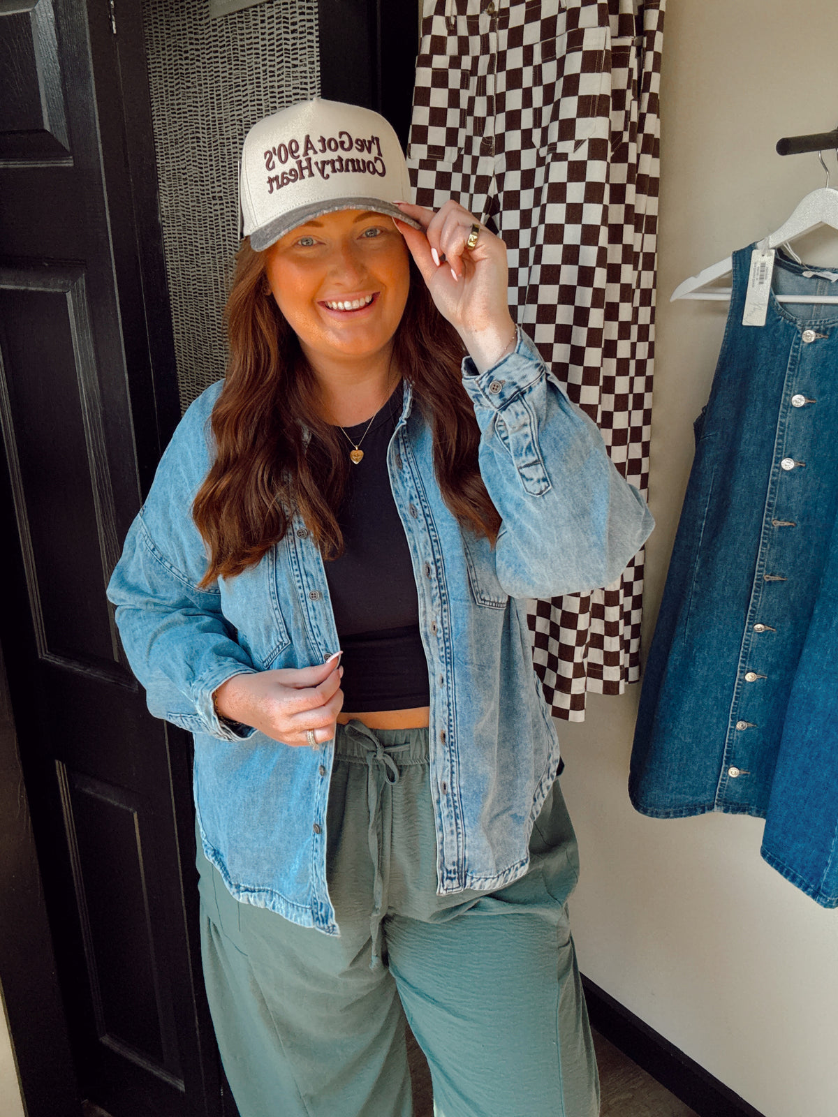 Seasons Change Denim Button Down
