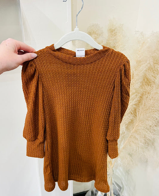 Rust Sweater Dress