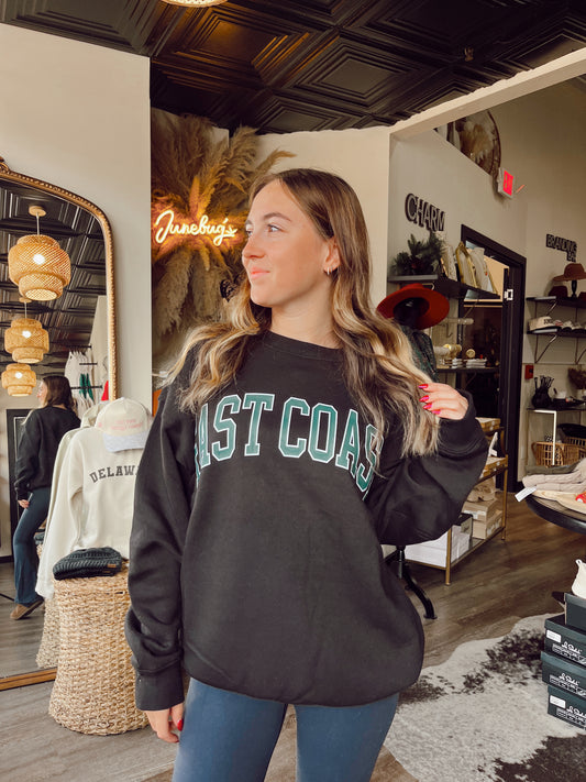 Black East Coast Crewneck