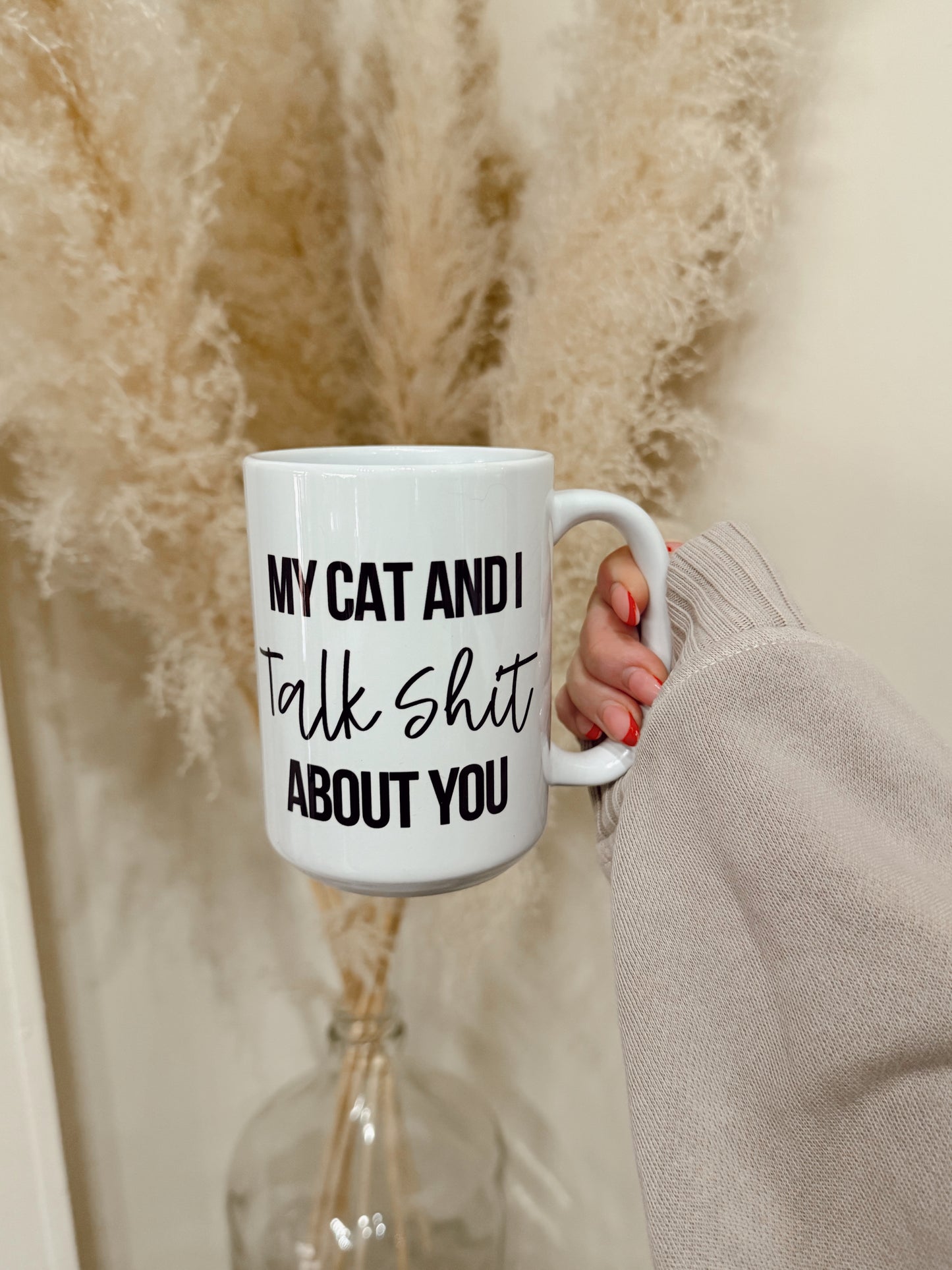 My Cat And I Talk Shit About You Mug