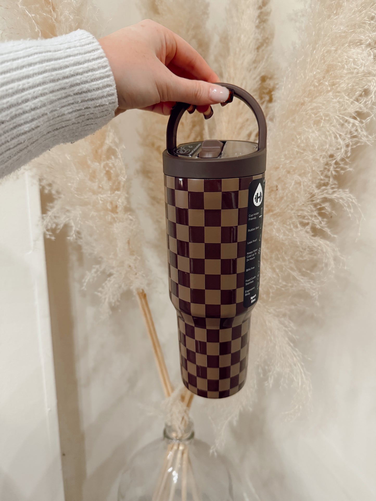 Autumn Checkers 32 oz Hydrojug