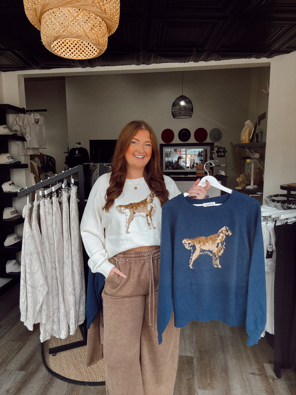 Cream Retriever Sweater