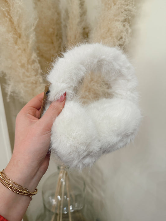 Winter White Ear Warmer