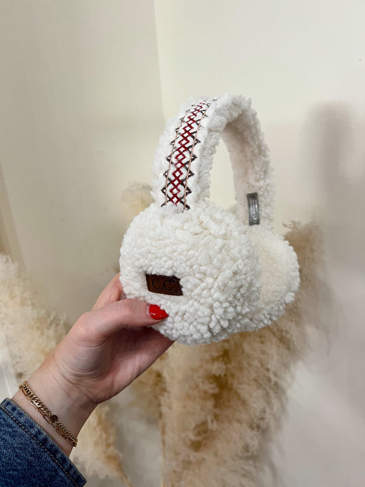 Ivory Sherpa Earmuff