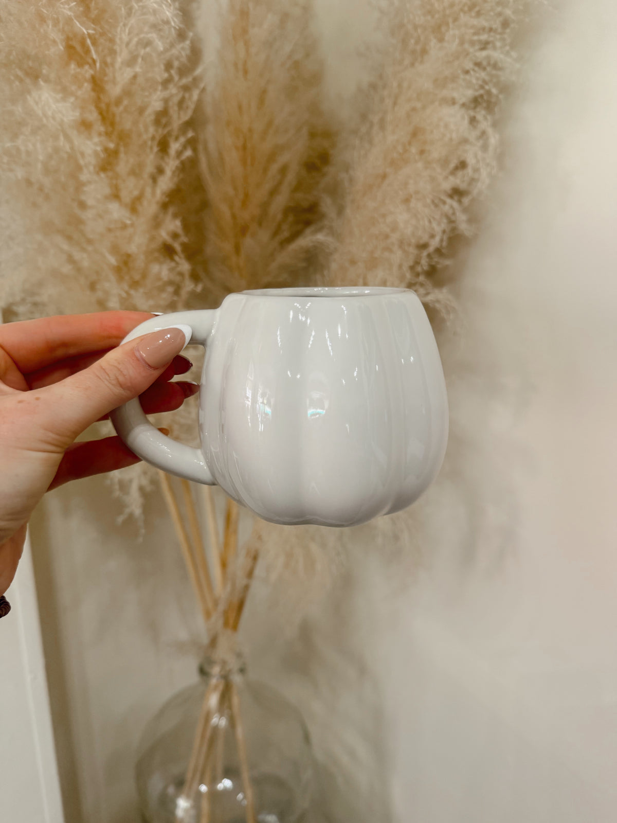 Cream Pumpkin Coffee Mug