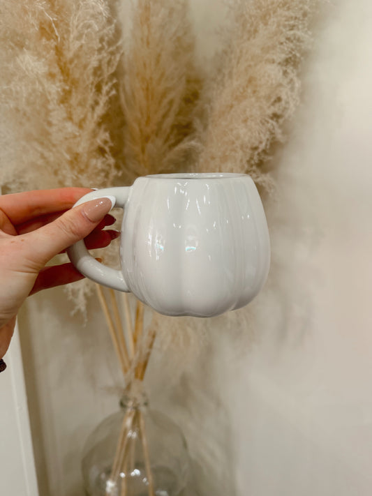 Cream Pumpkin Coffee Mug