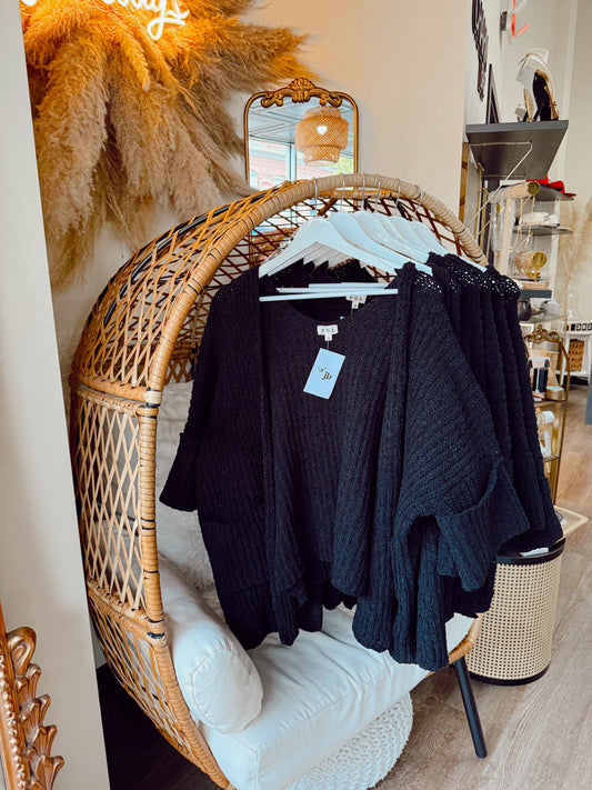 Black Granny Sweater