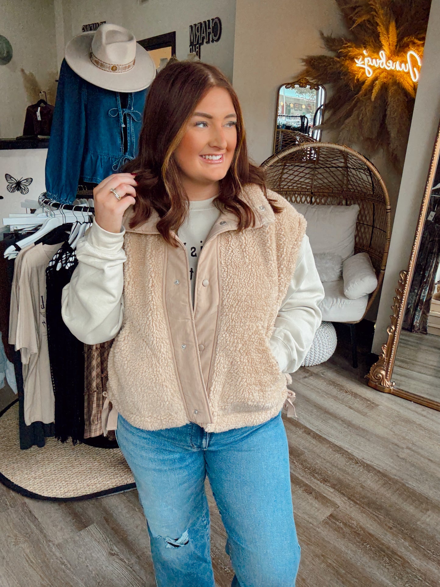 Sadie Sherpa Vest