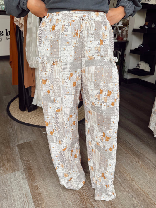 Patchwork Fall Pants