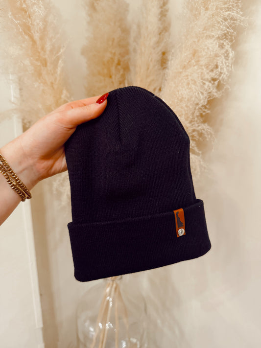 Black Delaware Beanie